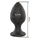 Анальний силиконовый плаг Boss Series - Silicone Anal Plug L 4,4 cm - мініатюра 6
