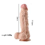 Фаллоимитатор Large Leilong Lifelike L телесный без вибрации - мініатюра 1