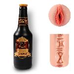 Мастурбато- вагина бутылка Beer bottle masturbation Cup без вибрации телесный - мініатюра 5