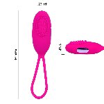 Вибромассажёр  Cara vibrating bullet 10 режимов вибрации цвет розовый - мініатюра 1