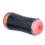 Мастурбатор с двумя входами FOXSHOW Vibrating Masturbation Cup USB 10 function + Interactive Function Black - мініатюра 3
