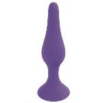 Анальный плаг Silicone Plug Purple - Large - мініатюра 2