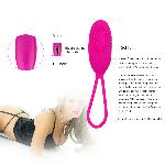 Вибромассажёр  Cara vibrating bullet 10 режимов вибрации цвет розовый - мініатюра 4