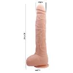 Фаллоимитатор на присоске Baile Beautiful DICK 10.6'' Flesh - мініатюра 8