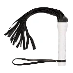 Флогер VIP Leather Flogger, White - мініатюра 1