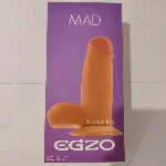 Фаллоимитатор EGZO Ciberskin DS004 ( 18,5 см х 4 см ) - мініатюра 1