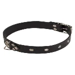 Ошейник Leather Restraints Collar, Black - мініатюра 1