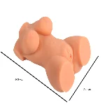 Реалистичное тело-маструбатор "Jacob Solid Silicone Sexy Doll " - мініатюра 1