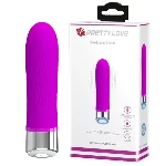 Вибромассажер серии Pretty Love Sebastian Purple 12 режимов вибрации - мініатюра 1