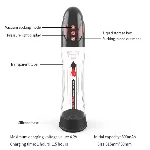 Вакуумная помпа CANWIN P416AU для мужчин, автоматическая, водонепроницаемая, USB - мініатюра 9