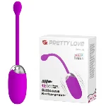 Перезаряжаемое виброяйцо PRETTY LOVE «BROOK» 12 режимов вибрации - мініатюра 1