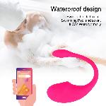 Вагинальное виброяйцо "Egg Vibrator", смарт управление, цвет розовый, 9 режимов вибрации - мініатюра 6