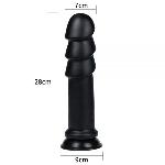 Анальная пробка с оригинальной  формой 11.25" King-Sized Anal - мініатюра 6