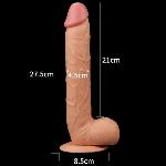 Реалистичный фаллоимитатор 10" King-sized Dildo - мініатюра 3