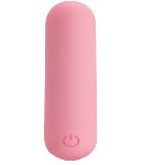 Перезаряжаемая вибропуля Pretty Love - Stefan Light pink, BI-300085-3 - мініатюра 2