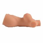 Мастурбатор-торс Busty Lady Solid Silicone Sexy Doll вагина-анус без вибрации телесный - мініатюра 5