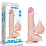 Фаллоимимтатор с функцией семяизвержения реалистик 10'' Squirting Dildo - мініатюра 1