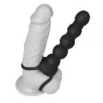 Анальное двойное удовольствие с вибрацией Double Prober Vibrating - мініатюра 4