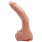 Фаллоимитатор на присоске Baile Beautiful JACK 10,2'' Flesh - мініатюра 2