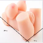 Реалистичное тело-торс "Anica Solid Silicone Sexy Doll", "S" - мініатюра 1