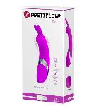 Стимулятор клитора PRETTY LOVE - Bunny, 12 функций вибрации - мініатюра 6