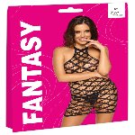 Экстравагантное сетчатое платье без плеч т Cottelli FANTASY S/L - мініатюра 7