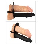 Анальный вибратор с кольцом RC double fucker - мініатюра 10
