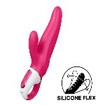 Вибратор Satisfyer Mr. Rabbit 6 режимов вибрации и 6 режимов интенсивности розовый - мініатюра 2