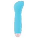 Синий мини вибромассажер Cuties Mini Vibrator с 7 различными вибрационными режимами - мініатюра 2