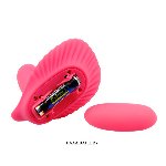 ВИБРОСТИМУЛЯТОР "FANCY CLAMSHELL" 30 режимов вибрации, дистанционное управление, L 70 мм D 28 мм - мініатюра 2
