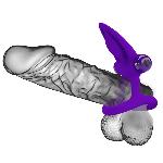 Эрекционное вибро кольцо Pretty Love - Vibration Cock Ring, 10 vibration functions - мініатюра 2