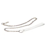Поводок Leather Leash, White - мініатюра 1