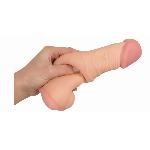 Мастурбатор-насадка 2 IN 1 Nature Skin Extension + Masturbator (Анал) - мініатюра 4