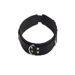 Ошейник Slave leather collar, Black - мініатюра 1