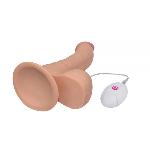 Реалистичный телесный вибратор  8.8" The Ultra Soft Dude - мініатюра 4