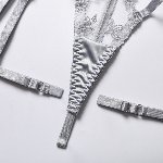 Комплект эротический Agatya Set White M - мініатюра 10