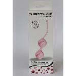Вагинальные шарики Pretty Love Kegel BALL I, цвет бежевый - мініатюра 5