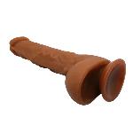 Фаллоимитатор на присоске Baile Beautiful JASON 9,4'' Brown - мініатюра 8