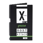 Духи с феромонами для мужчин X phero Men Green Body Attack, 1 ml - мініатюра 1