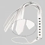 Флогер натуральная кожа Leather Floger, White - мініатюра 1
