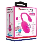 Виброяйцо с электростимуляцией, управляемое смартфоном Pretty Love - Doreen - мініатюра 1