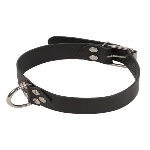 Ошейник Leather Collar, Black - мініатюра 1
