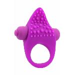 Эрекционное кольцо Purple Erection с вибрацией цвет лиловый - мініатюра 3