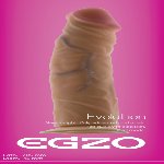 Фаллоимитатор EGZO Ciberskin D002 ( 20,5 см х 4,5 см ) - мініатюра 5