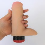 Вибратор EGZO Ciberskin V004 ( 17,6 см х 4,2 см ) - мініатюра 2
