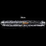 Двухконечный фаллоимитатор 12''  Flawless Clear Double Dildo, Clear - мініатюра 4