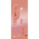 Вибратор-кролик Mini Rabbit Vibrator персикового цвета - мініатюра 3
