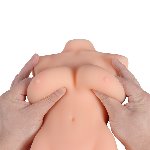 Мастурбатор мини-торс  вагина-анус Bella Mini sex doll  без вибрациицвет телесный - мініатюра 7