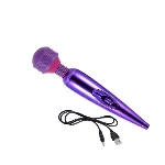 Вибромассажёр для всего тела Easy Love 10 режимов вибрации Dark purple - мініатюра 1