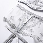 Комплект эротический Agatya Set White M - мініатюра 8